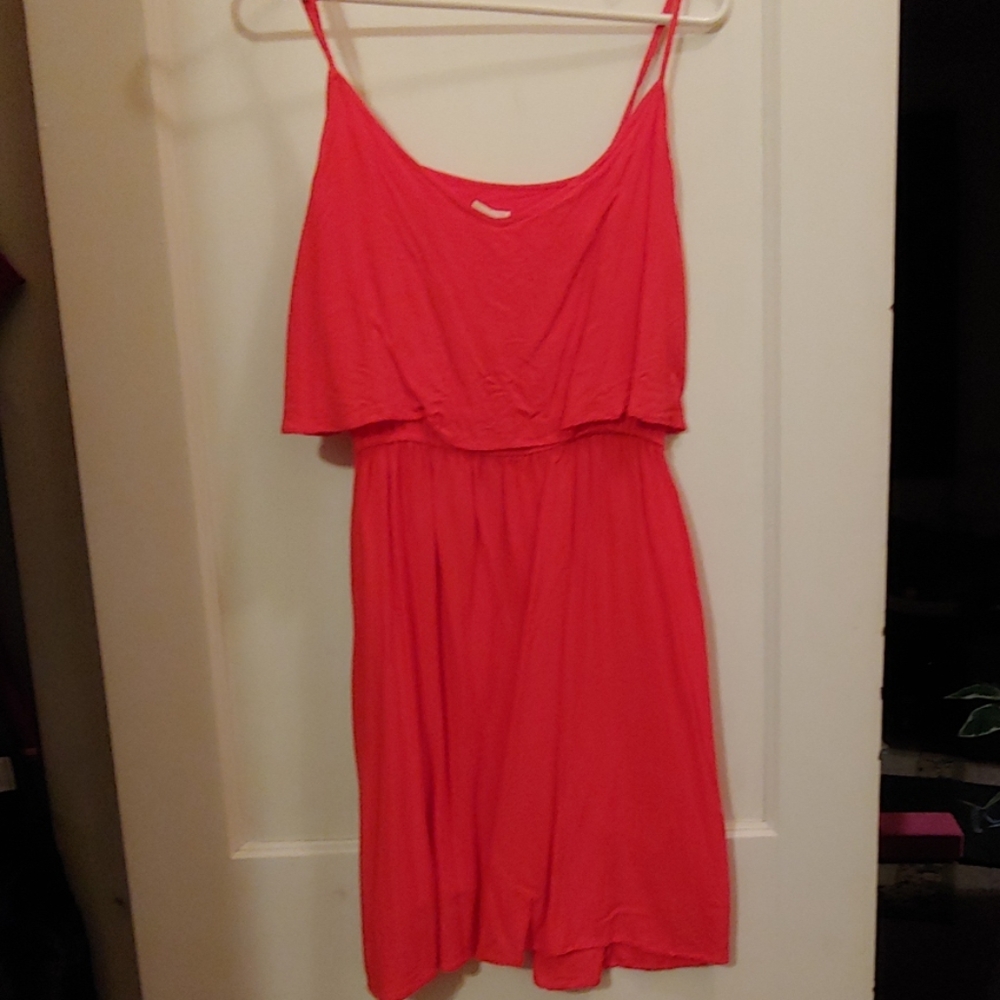 H&M Coachella collection sun dress (coral)